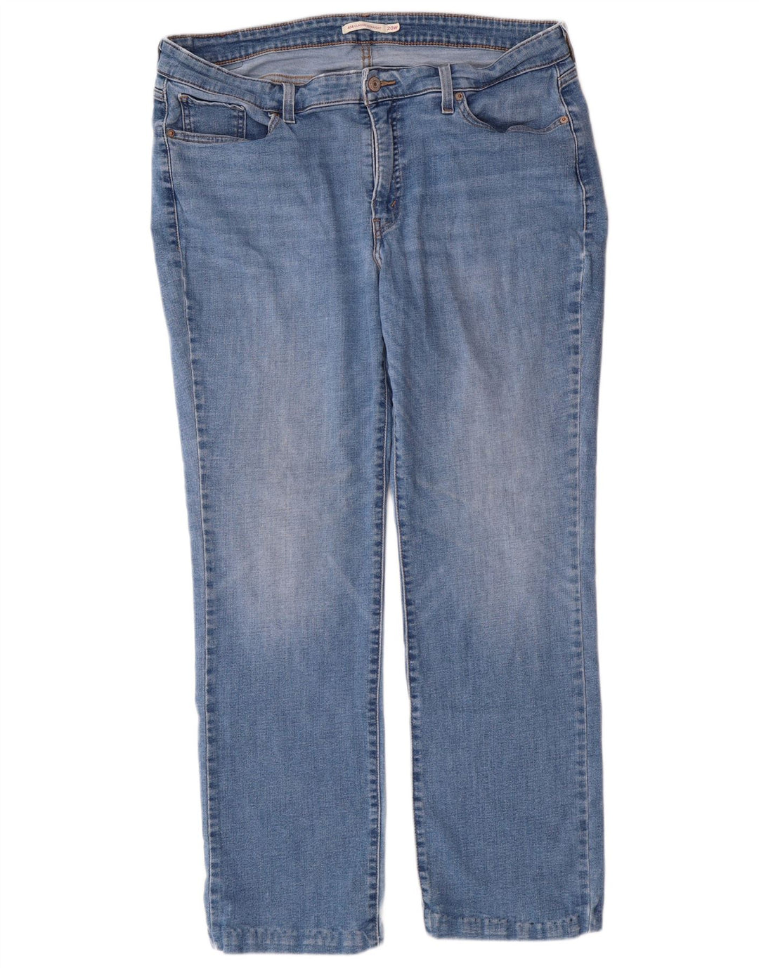 LEVI'S Damskie 414 Proste dżinsy o klasycznym kroju US 20 3XL W40 L30 Niebieskie bawełniane