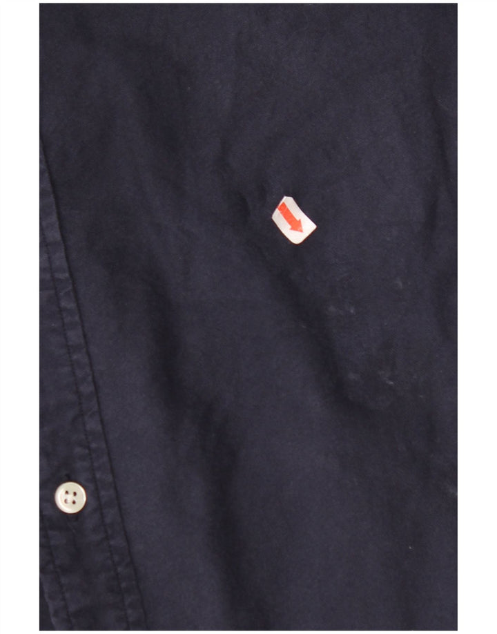 RALPH LAUREN Męska koszula, mała, granatowa, bawełniana