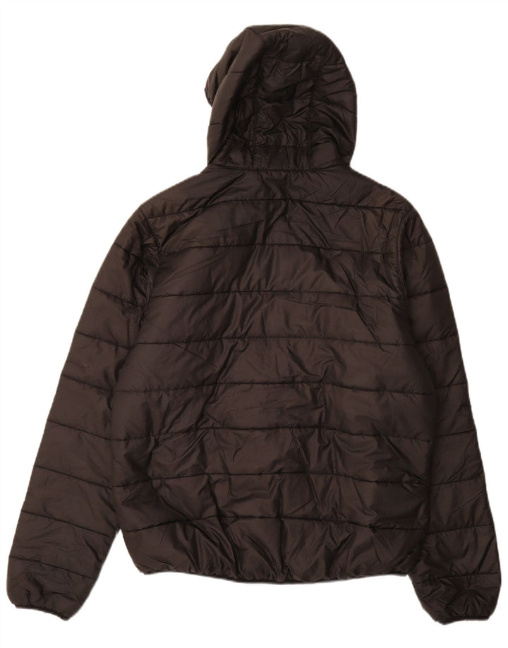 Męska ocieplana kurtka z kapturem JACK WOLFSKIN UK 34, mała, czarna, poliester