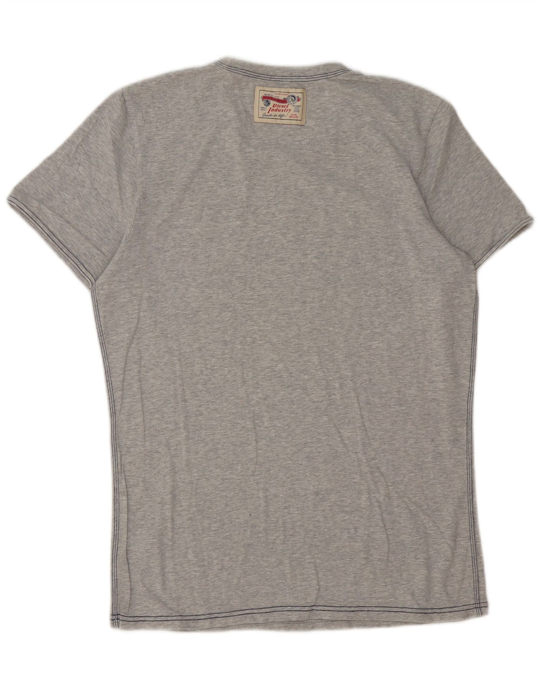 T-shirt męski Diesel XL, szary, nakrapiany, bawełniany
