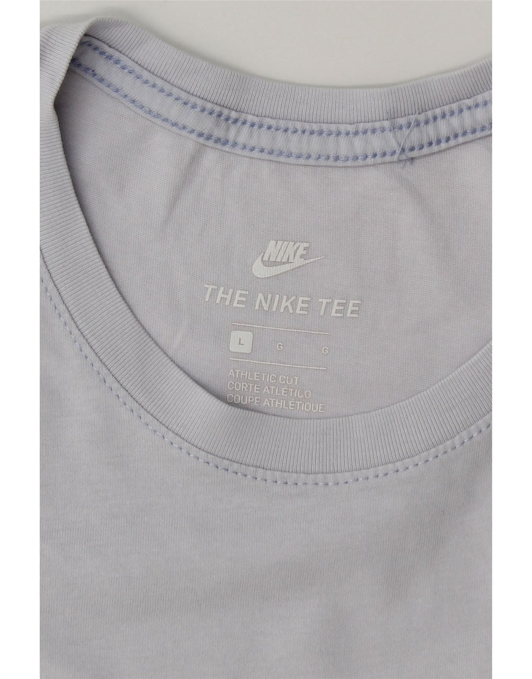 Męski T-shirt NIKE o sportowym kroju, duży, niebieski