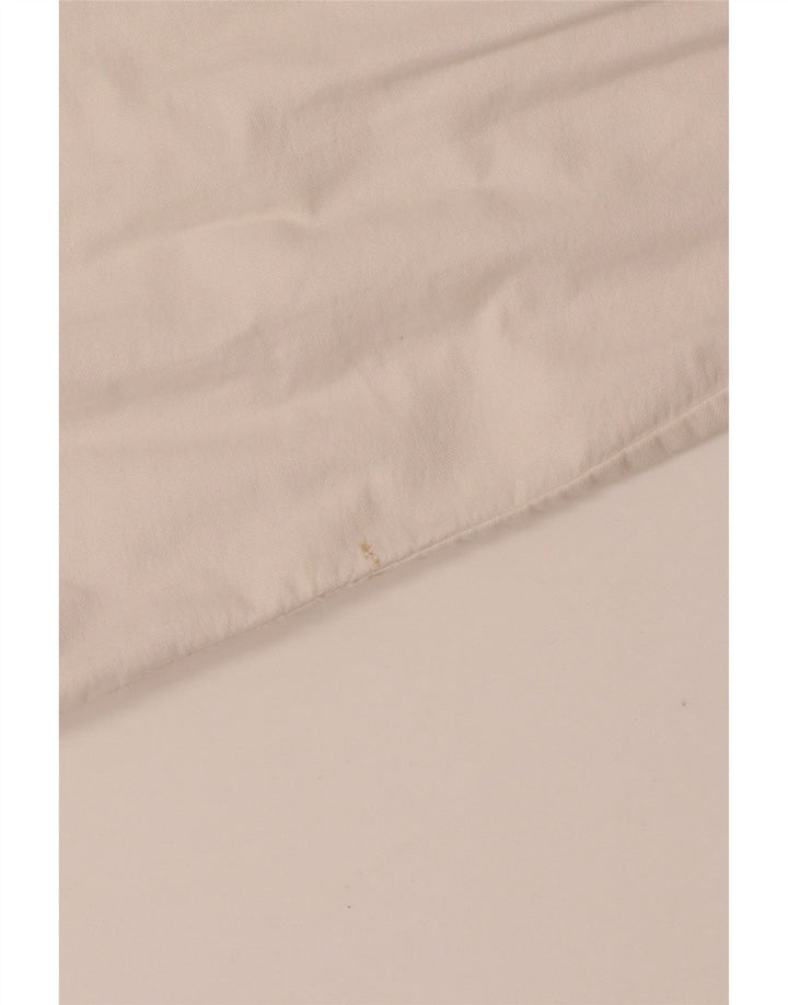 RALPH LAUREN Dziewczęca sukienka koszulowa 7-8 lat, biała, bawełniana