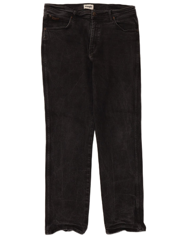 Męskie jeansy WRANGLER Texas Straight W38 L34 Szara bawełna