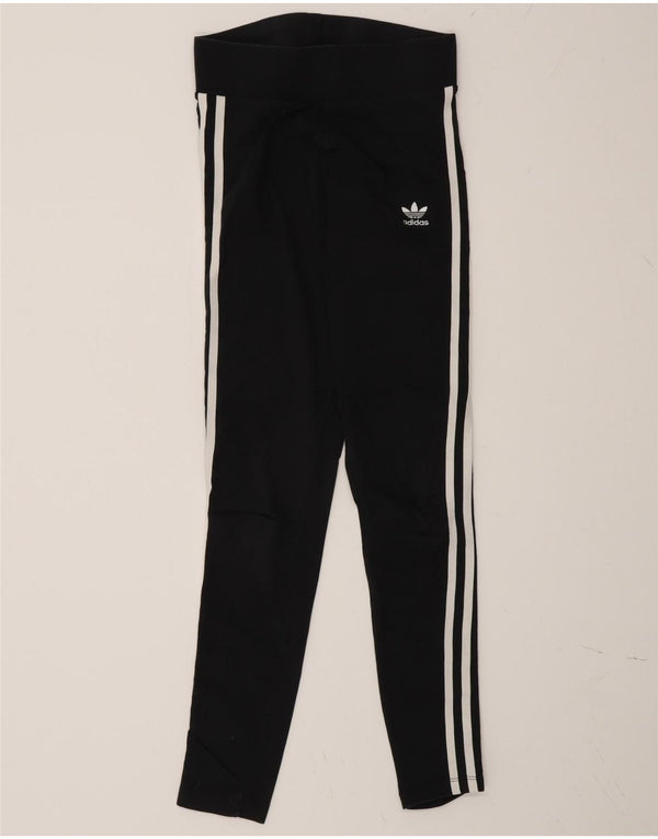 Legginsy damskie Adidas UK 6 XS, czarne, bawełniane
