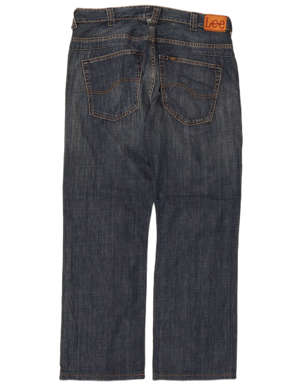 Męskie jeansy Lee Knox Dart Straight W38 L31 Niebieskie bawełniane