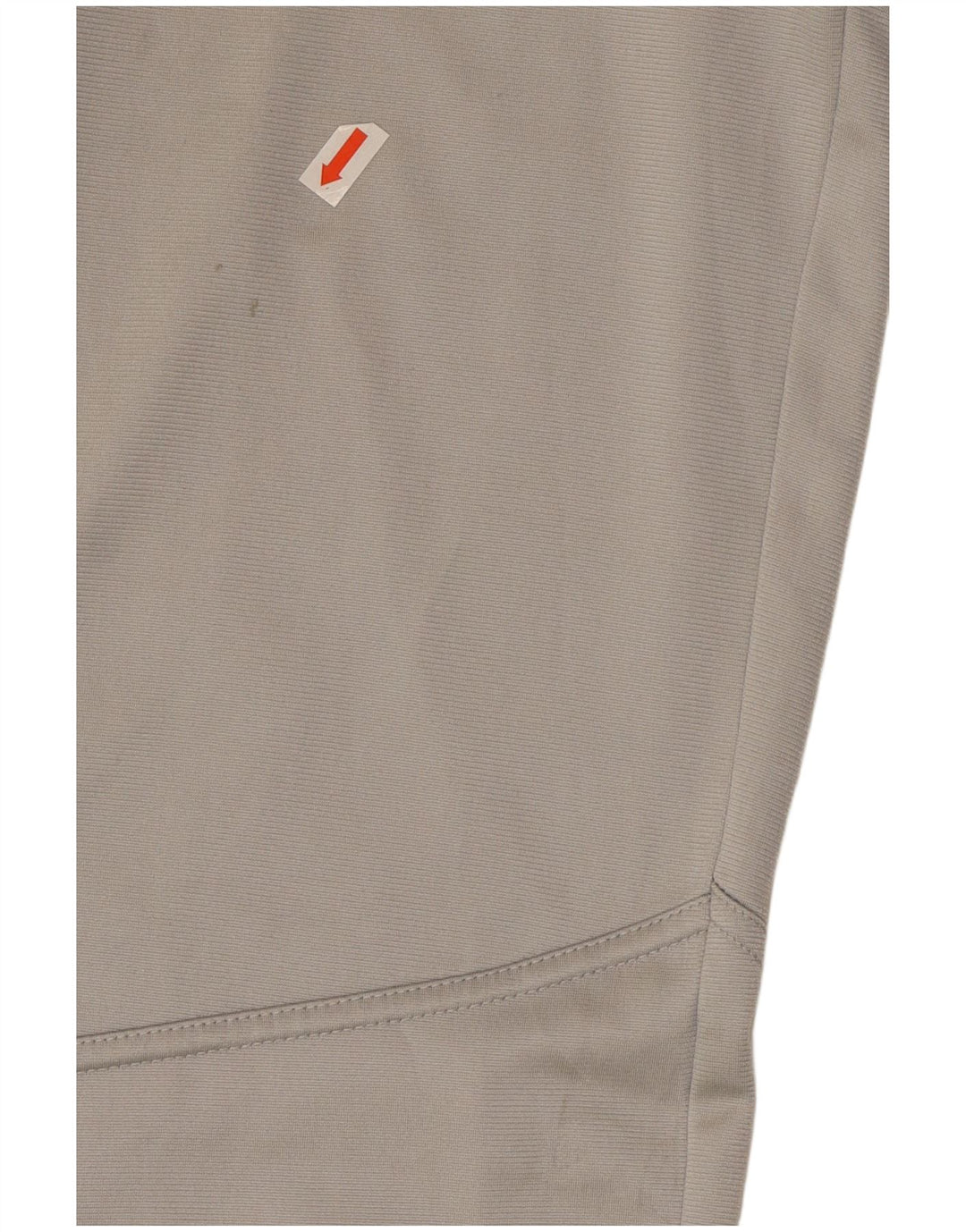 Adidas Męski pełny dres UK 36/38 Mały szary poliester z blokami kolorów