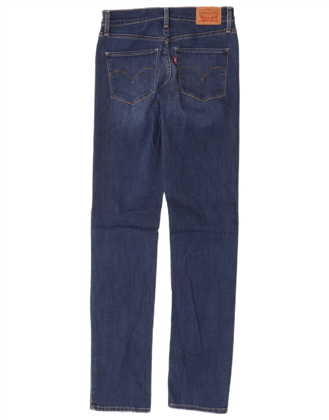 Damskie jeansy Levi's 312 Shaping W26 L32 Niebieska bawełna