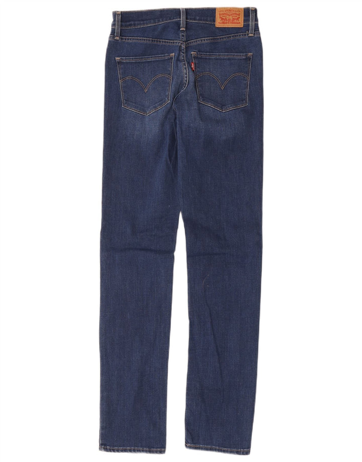 Damskie jeansy Levi's 312 Shaping W26 L32 Niebieska bawełna