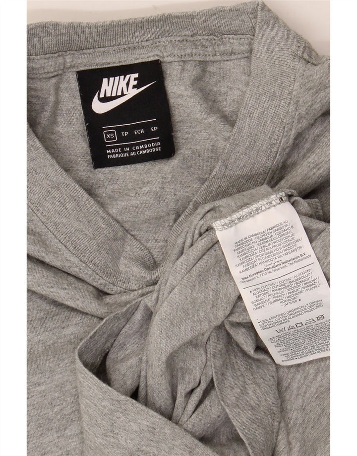 Męska koszulka T-shirt Nike XS, szara, nakrapiana bawełna