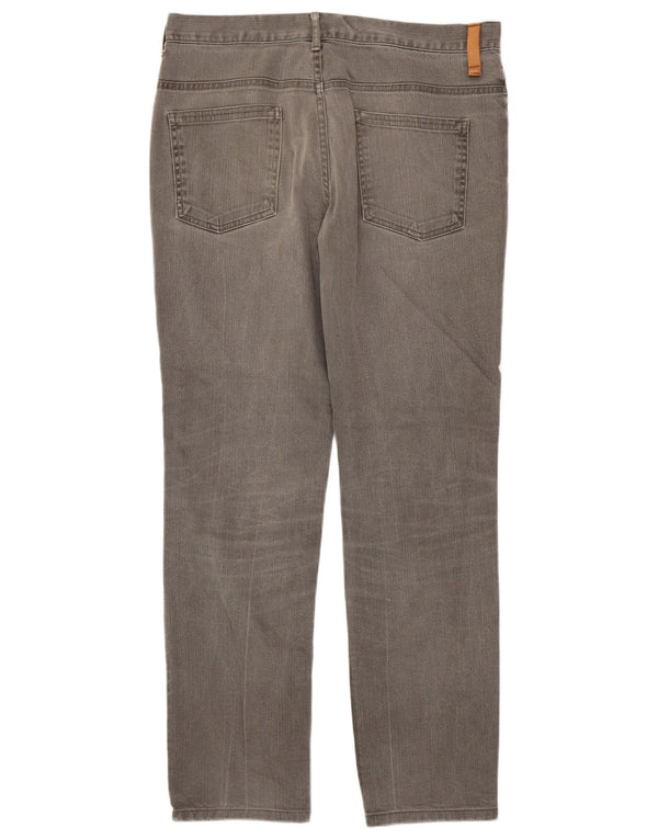 Męskie proste dżinsy Zara EU 42 Large W32 L31 Szara bawełna