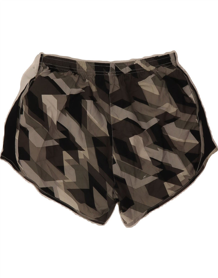 NIKE Womens Dri Fit Sport Shorts UK 8 Small Black Geometric Polyester Vintage Nike and Second-Hand Nike from Messina Hembry 