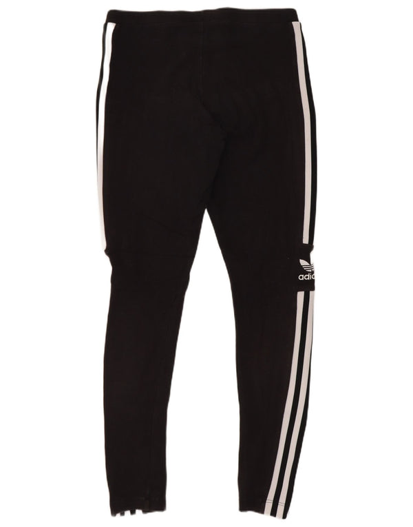 Damskie legginsy Adidas Graphic UK 10 Small, czarne, bawełniane, sportowe