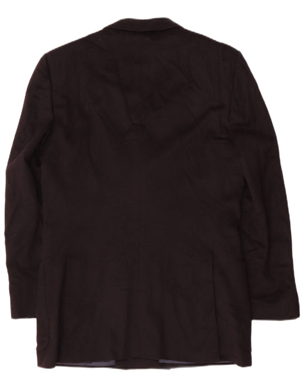 Męska marynarka dwurzędowa Valentino IT 46 Mała czarna dziewicza wełna