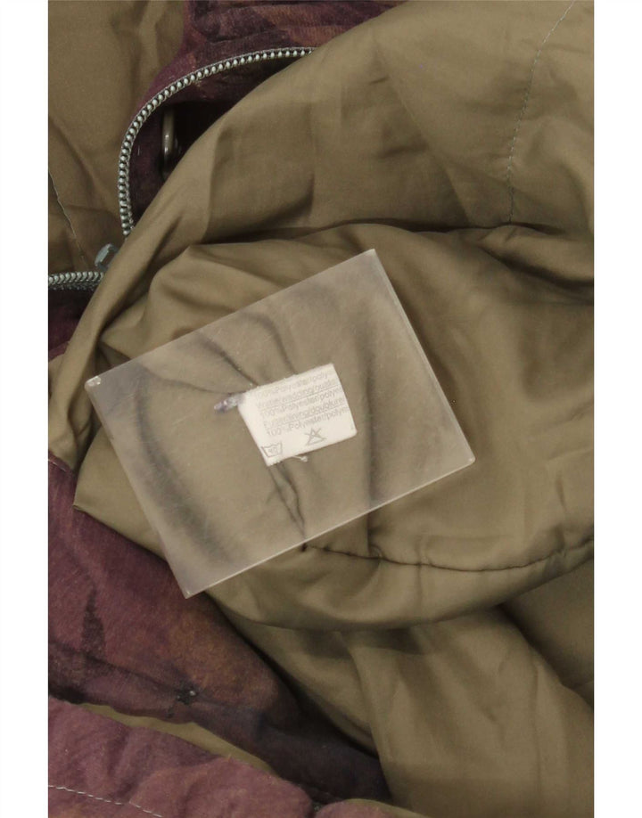 Damska kurtka wiatrówka w stylu vintage w abstrakcyjny wzór UK 20 2XL wielobarwna
