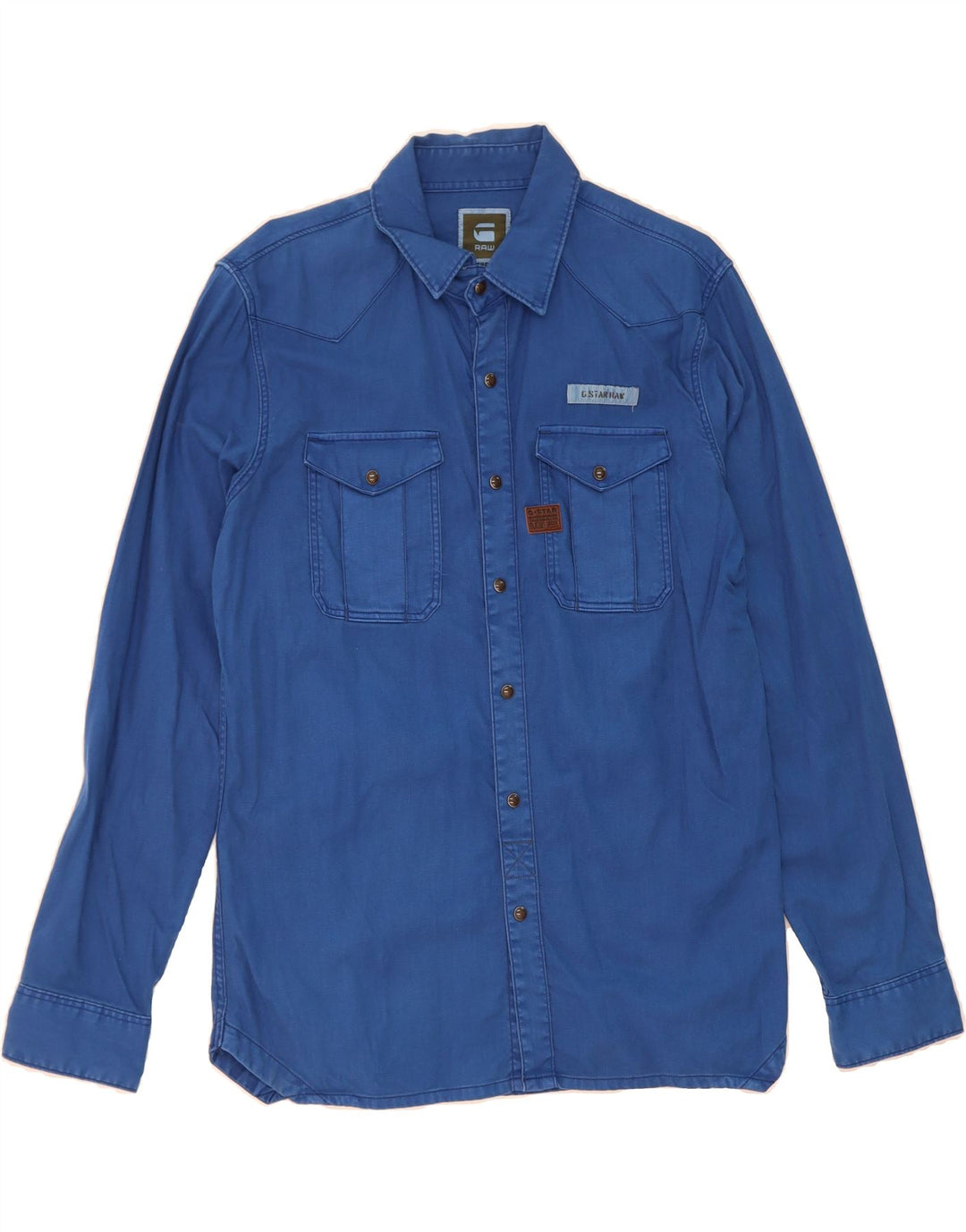 G-STAR Mens Denim Shirt Large Blue Cotton Vintage G-Star and Second-Hand G-Star from Messina Hembry 
