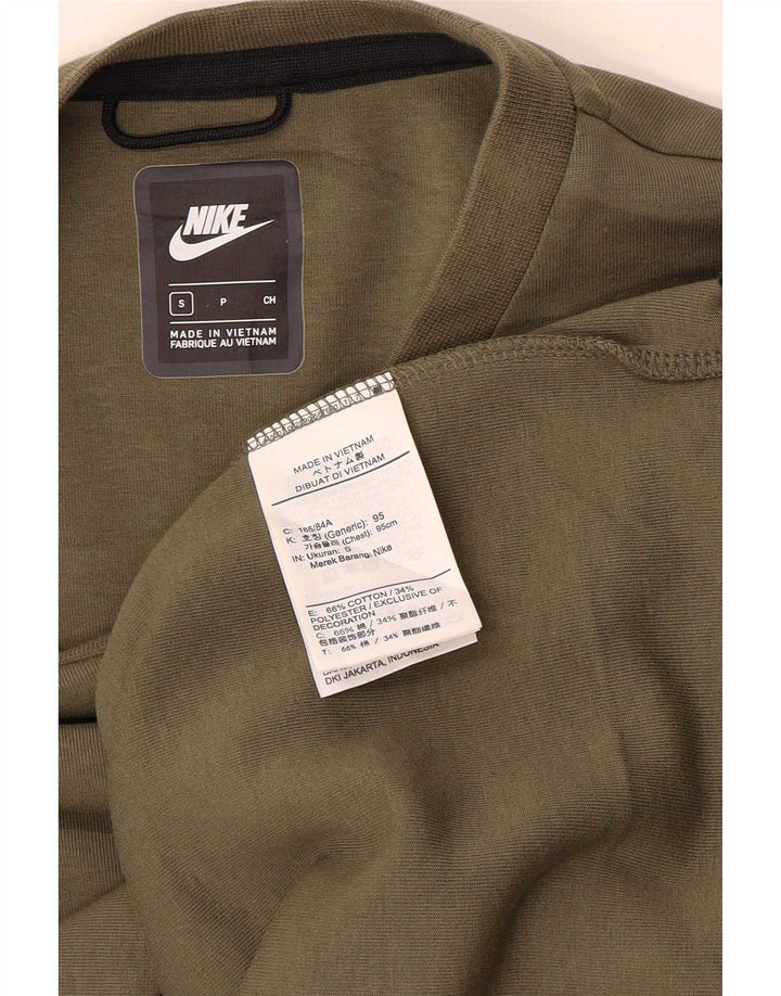 Męska bluza dresowa Nike o regularnym kroju, mała, bawełniana w kolorze khaki