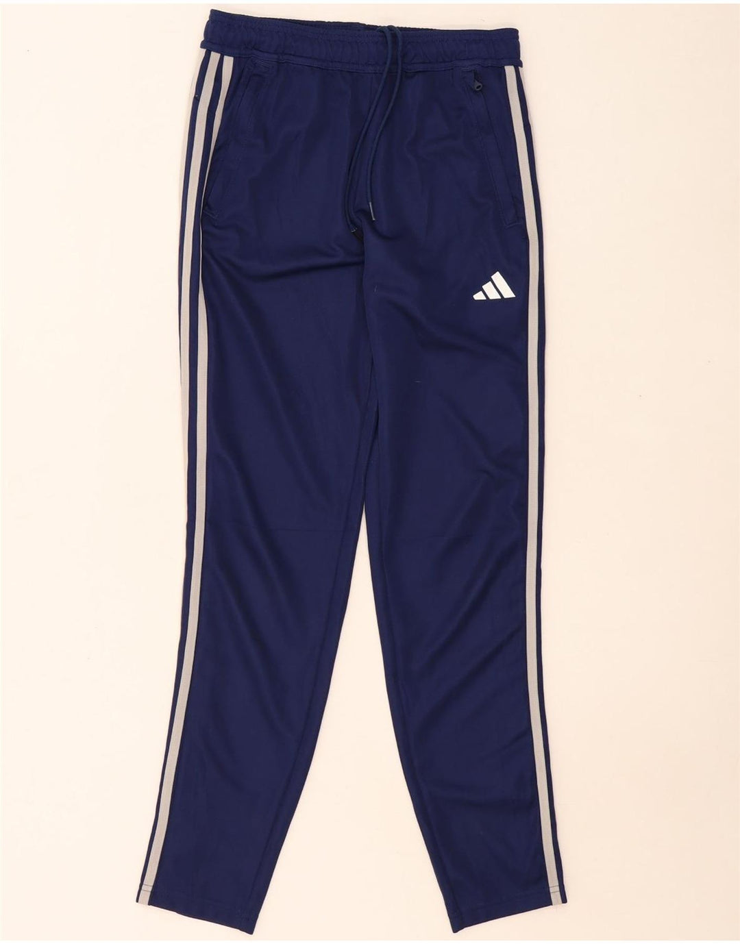 Męskie spodnie dresowe ADIDAS Aeroready o regularnym kroju, małe, granatowe