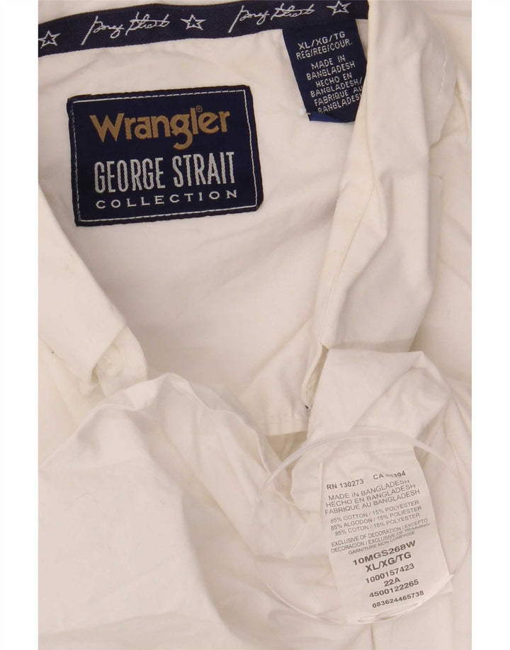 Koszula męska Wrangler XL, biała, bawełniana