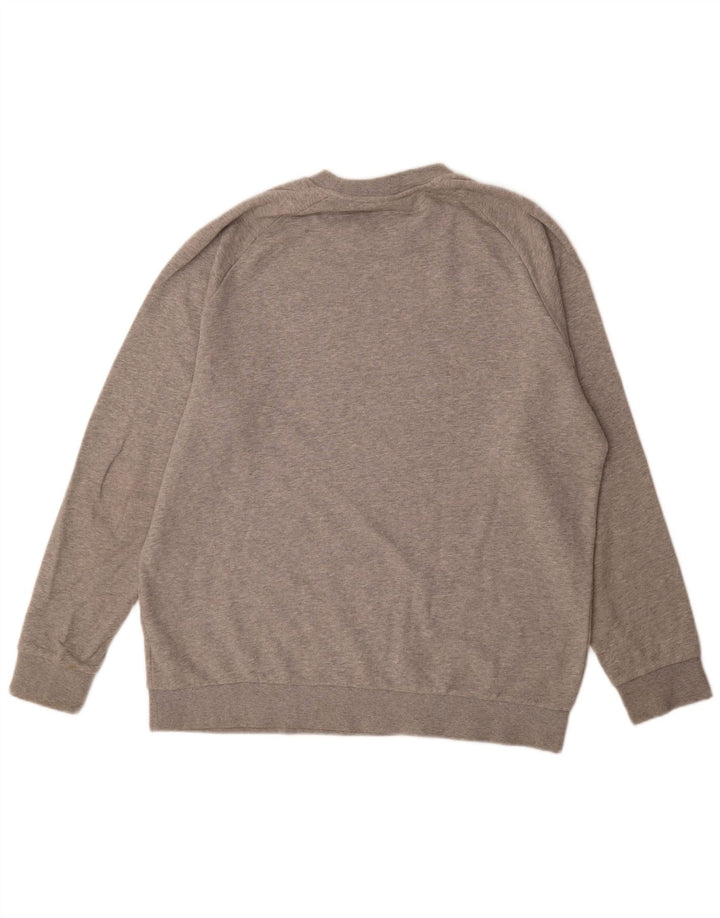 Męska bluza Adidas Graphic Jumper XL Szara bawełna