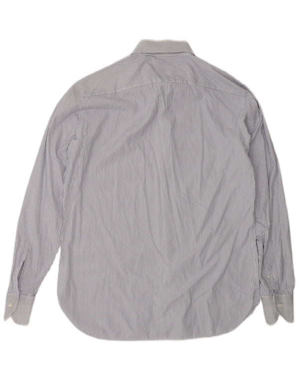 Koszula męska Ermenegildo Zegna rozmiar 41 16, duża niebieska w prążki