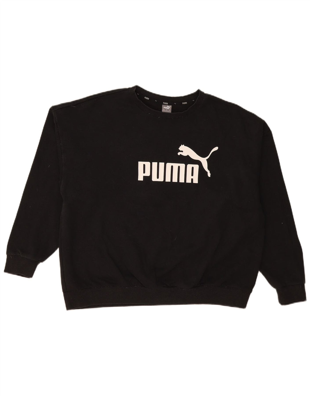 Męska bluza z grafiką Puma, sweter 3XL, czarna bawełna
