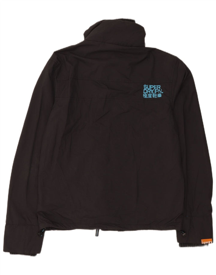 Damska kurtka wiatrówka SUPERDRY Graphic Oversized UK 14 Medium Black
