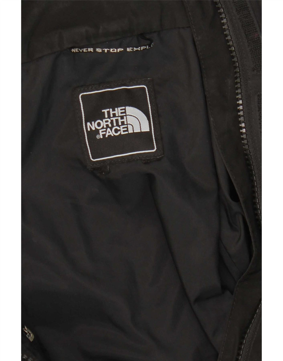 Damska kurtka wiatrówka z kapturem The North Face UK 12, średnia czarna