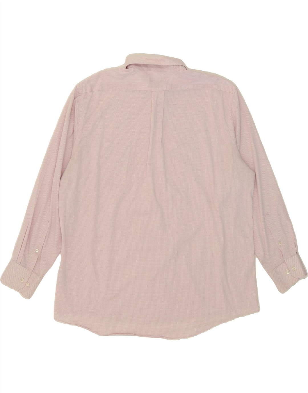 CHAPS Mens Comfort Fit Regular Fit Shirt Size 17 1/2 XL Pink Gingham Vintage Chaps and Second-Hand Chaps from Messina Hembry 