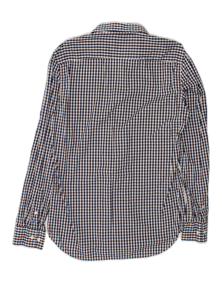 FRENCH CONNECTION Mens Shirt Small Navy Blue Gingham Cotton Vintage French Connection and Second-Hand French Connection from Messina Hembry 