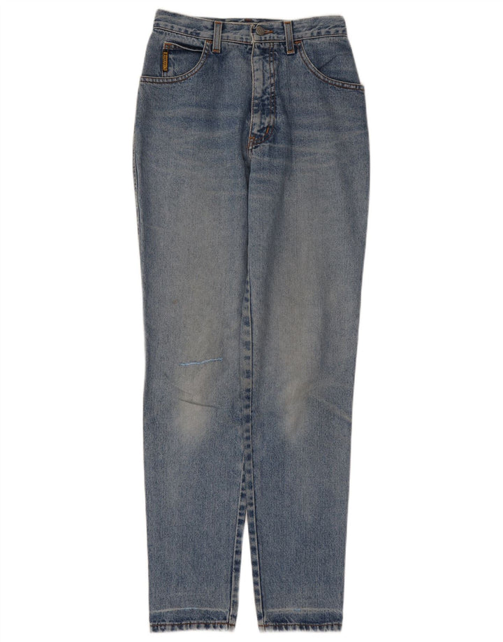 Damskie jeansy zwężane Armani W27 L30 niebieskie
