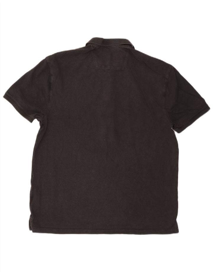 Męska koszulka polo Dkny New York Graphic, średnia czarna, bawełniana