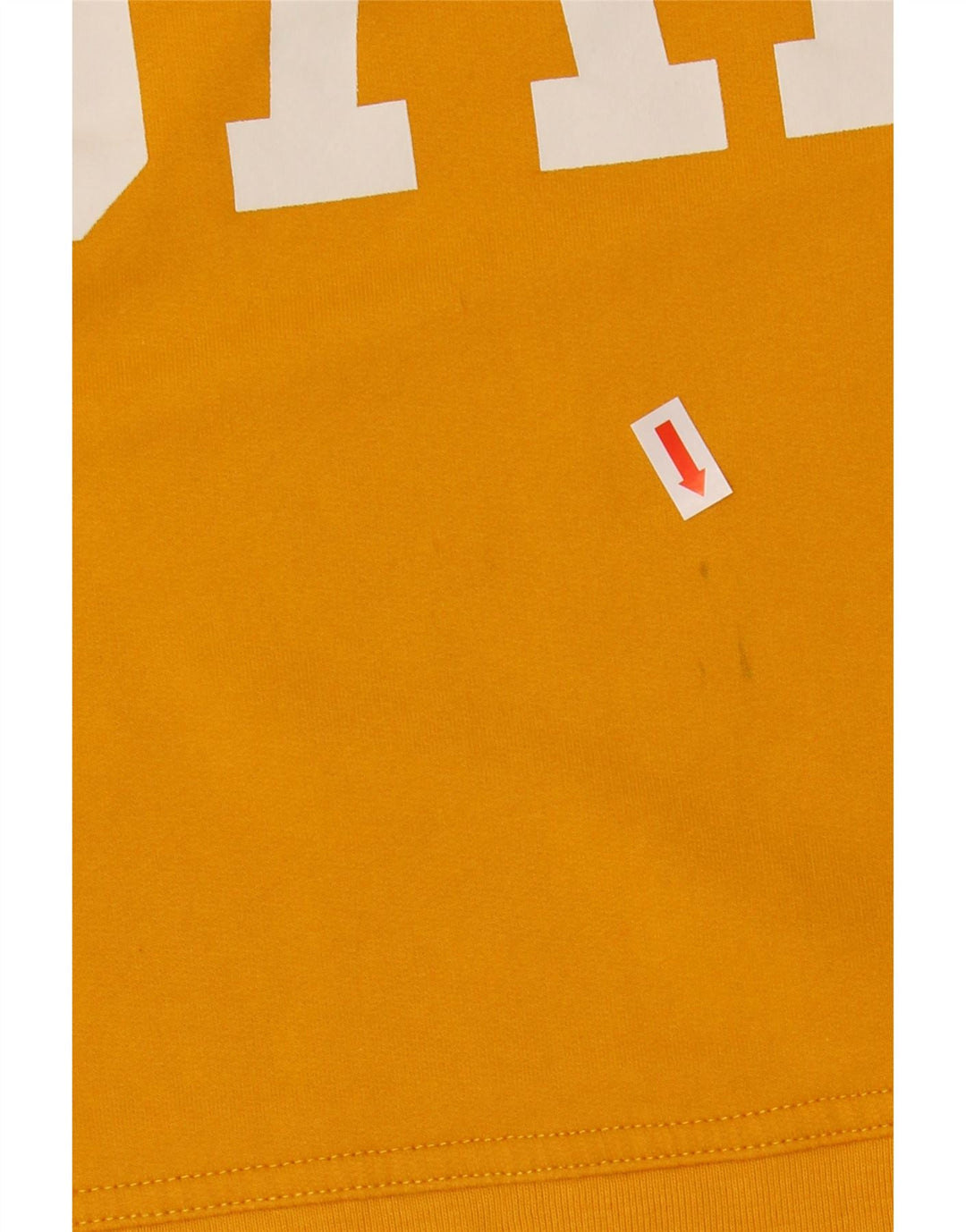 Damski sweter oversize GAP z grafiką UK 10, mały, żółty, bawełniany