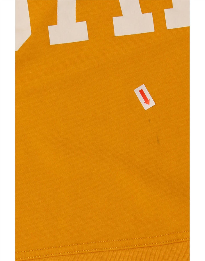 Damski sweter oversize GAP z grafiką UK 10, mały, żółty, bawełniany