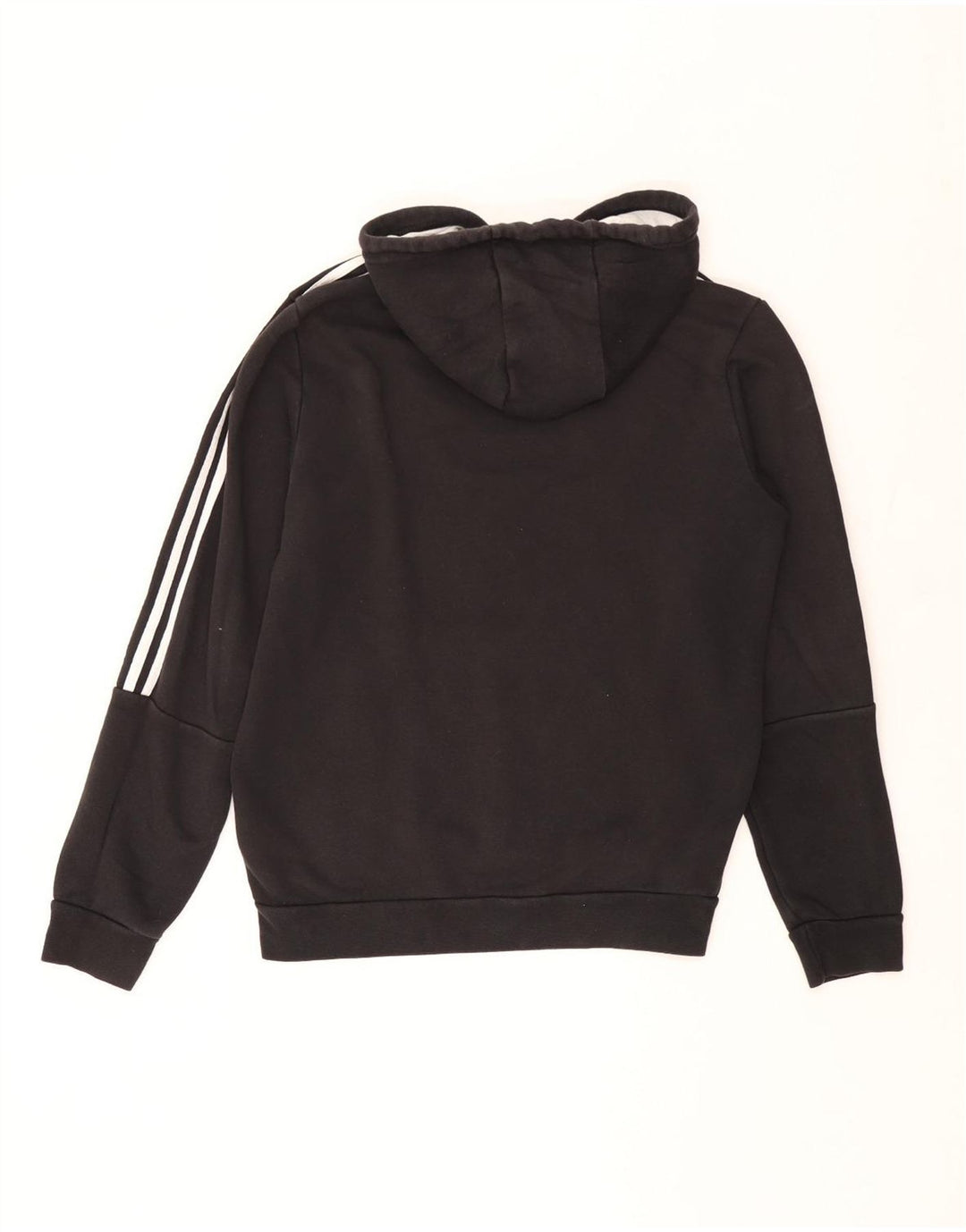 Męska bluza z kapturem Adidas, średnia czarna bawełna