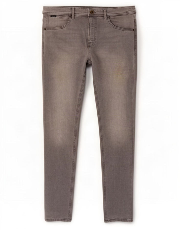 Męskie jeansy slim fit Zara EU 44 Large W34 L31 Szara bawełna
