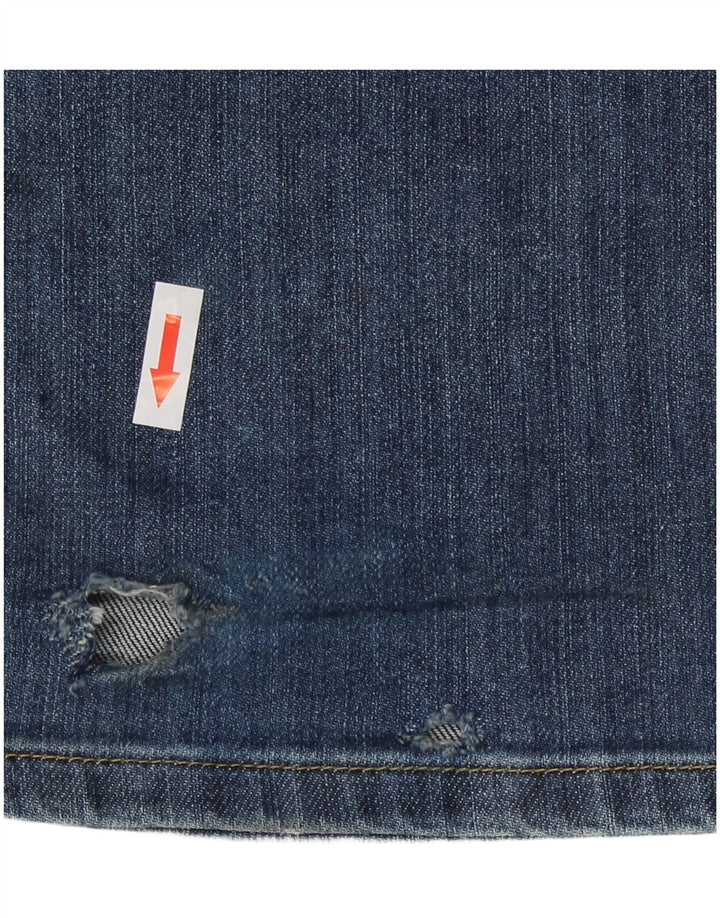 Damskie jeansy Lee Cade z niską talią Bootcut W31 L33, niebieska bawełna