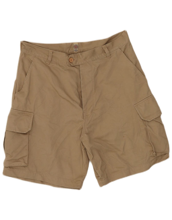 Męskie szorty cargo w stylu vintage, W30, średnia bawełna khaki