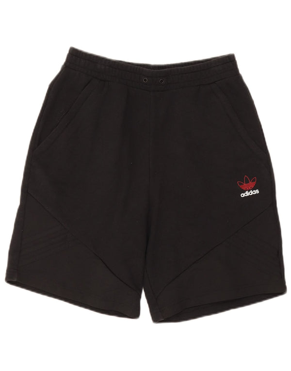 Męskie spodenki sportowe Adidas, małe, czarne, bawełniane