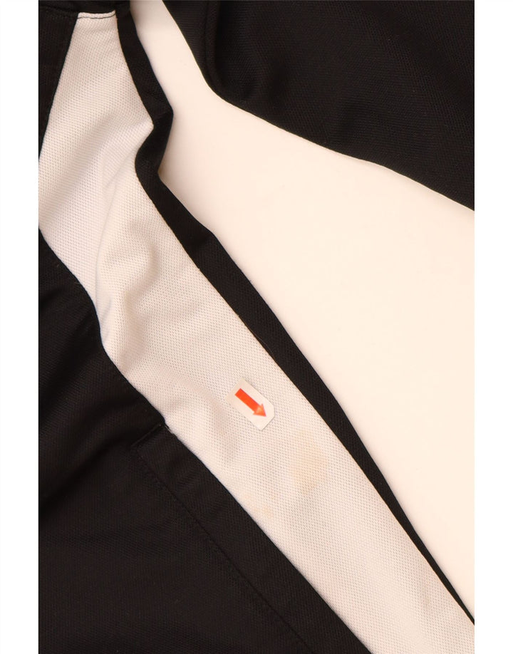 SPALDING Męska bluza dresowa z kapturem, duża, czarna, z blokami kolorów