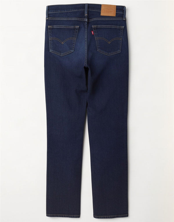 Damskie dżinsy Levi's 724 z wysokim stanem W28 L32 Granatowa bawełna