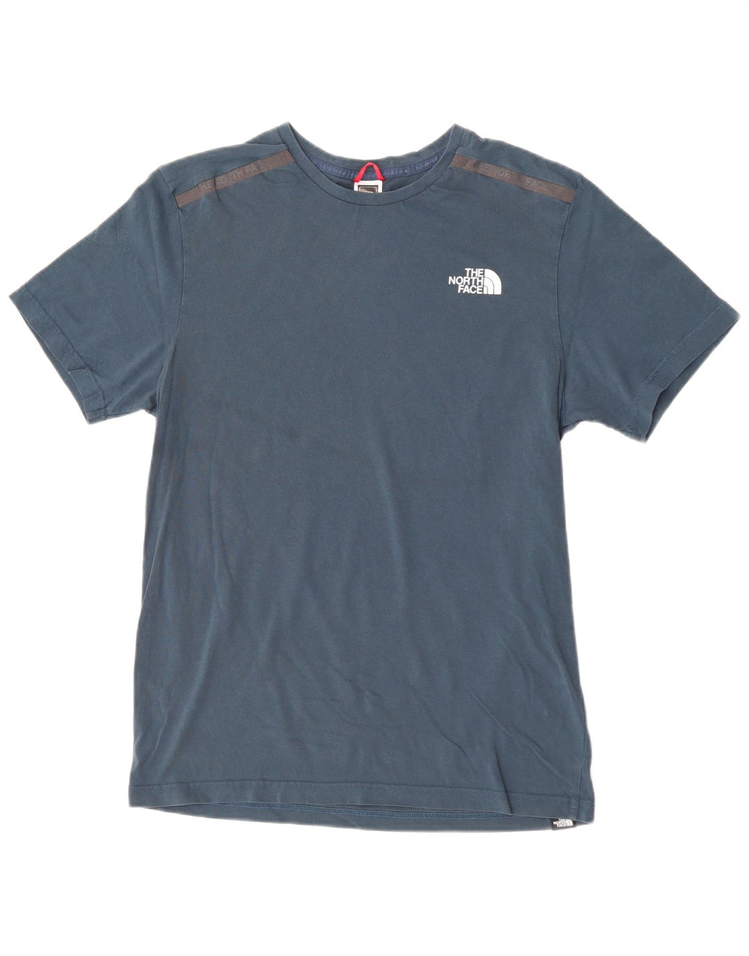 T-shirt męski The North Face, bawełniany, średni niebieski