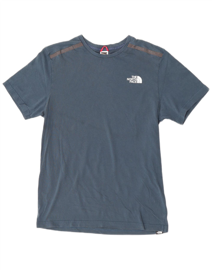 T-shirt męski The North Face, bawełniany, średni niebieski