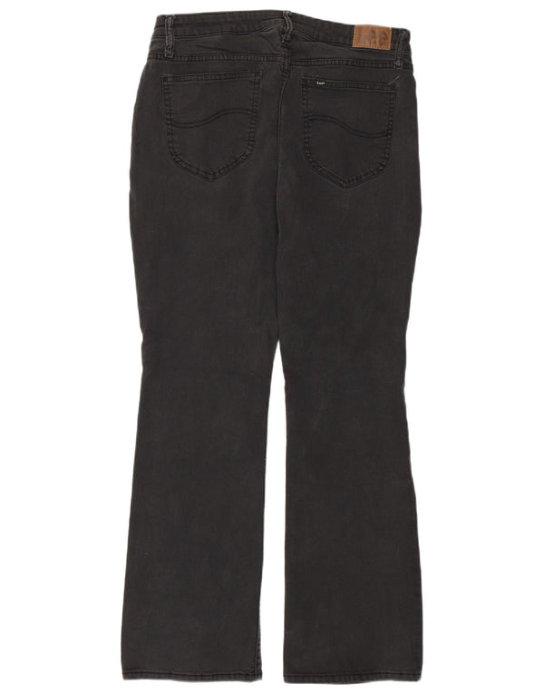 Damskie jeansy Lee Bootcut UK 14 XL W36 L28 Szara bawełna