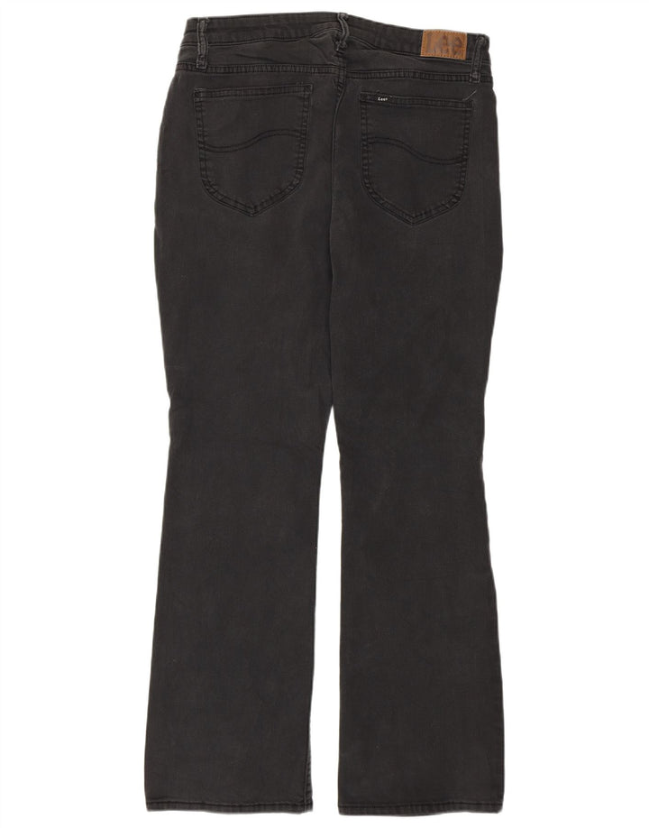 Damskie jeansy Lee Bootcut UK 14 XL W36 L28 Szara bawełna