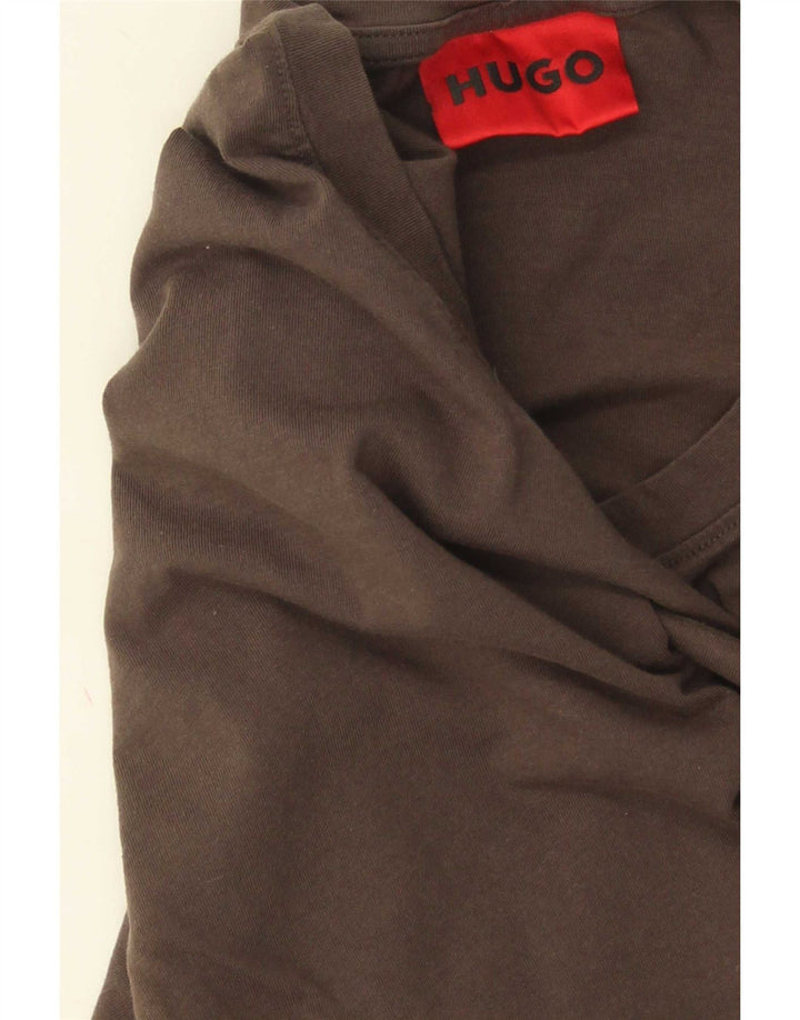 T-shirt męski Hugo Boss XL, szary, bawełniany