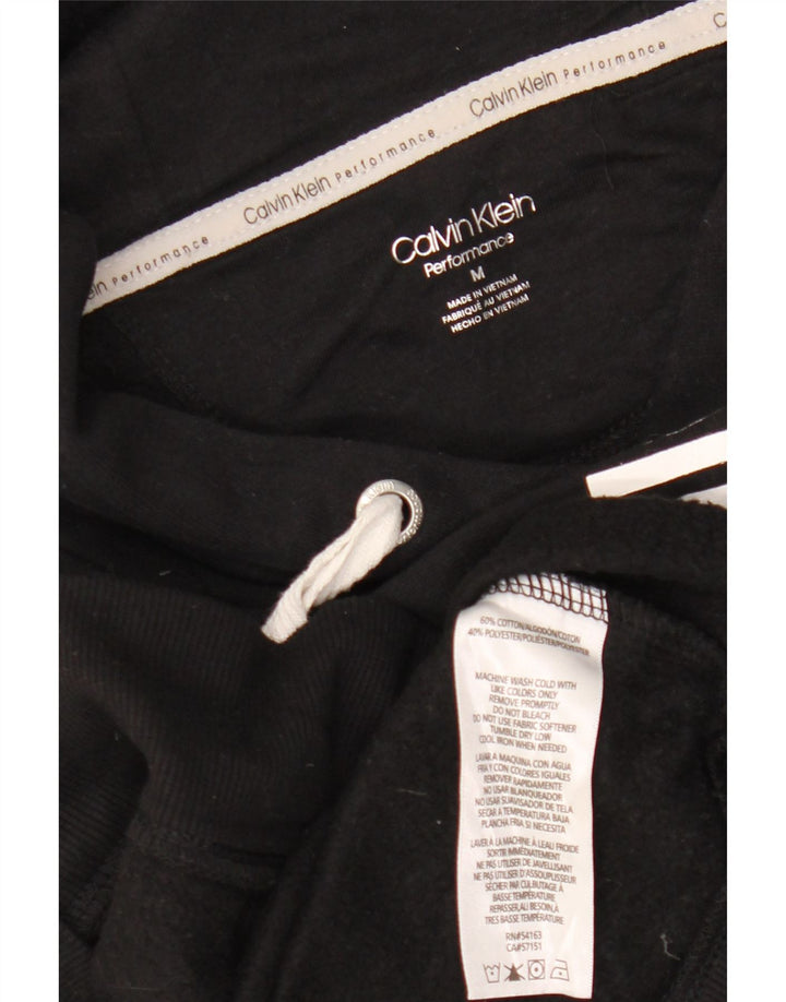 CALVIN KLEIN Damski sweter oversize z kapturem, UK 14, średni czarny