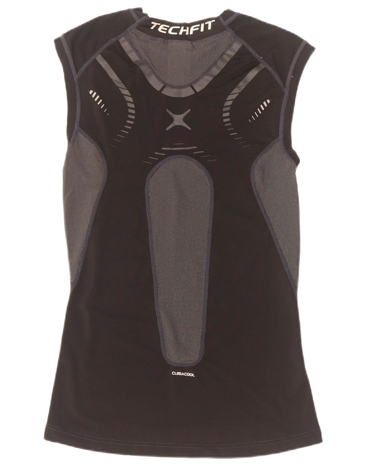 Męska kamizelka Adidas Climacool Graphic Top, średni czarny poliester z blokami kolorów