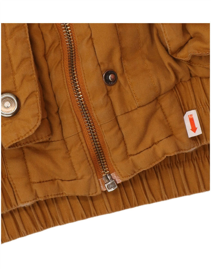 Damska kurtka wiatrówka oversize VINTAGE IT 42 Średni brąz, bawełna