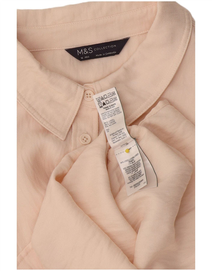 Koszula damska Marks & Spencer UK 16, duża, różowa, z Lyocellu