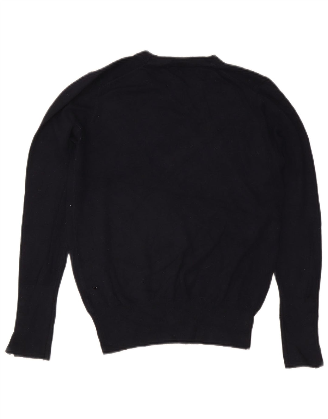 Damski sweter Zara z okrągłym dekoltem UK 12, średni granatowy, wiskoza